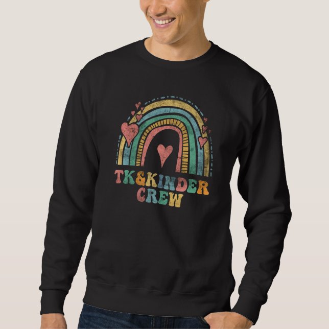 Sweatshirt Kindergarten Vibes Groovy Transitional Kindergarte (Devant)