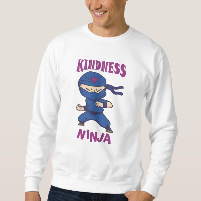 Sweatshirt Kindness Ninja (Devant)