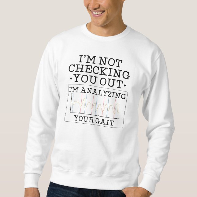 Sweatshirt Kinésithérapeute, je ne vous reluque pas (Devant)