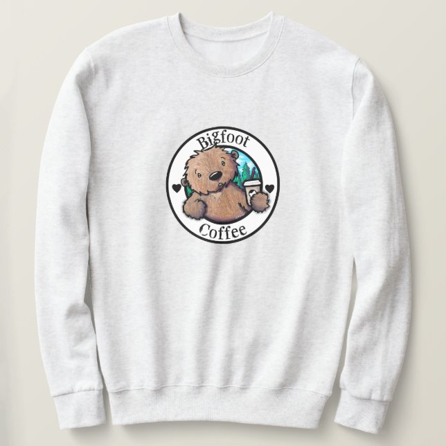 Sweatshirt KiniArt Bigfoot Café (Design devant)