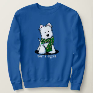 Sweatshirt KiniArt Westie Chien Noël