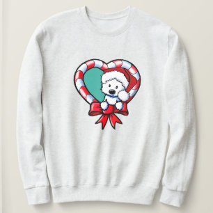 Sweatshirt KiniArt Westie Christmas Love