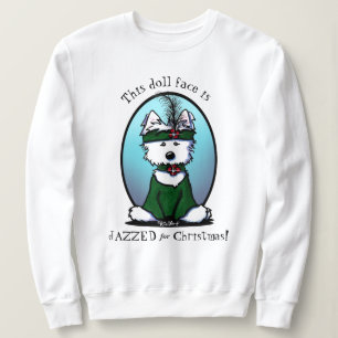 Sweatshirt KiniArt Westie Noël 1920