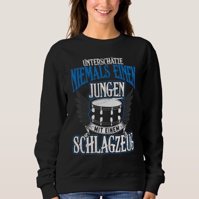 Sweatshirt Kit tambour Boy Drummer (Devant)