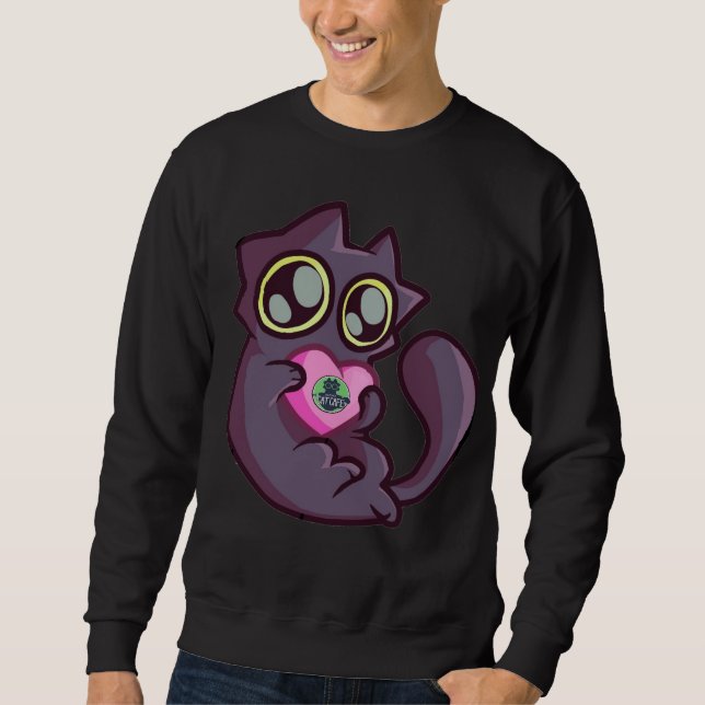 Sweatshirt KitKat vous aime - Le café des chats d'Alaska (Devant)
