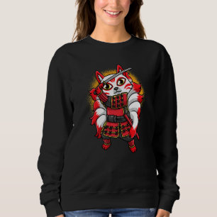 Sweatshirt Kitsune Ninja Neuf Chevalier Renard Japonais Samur