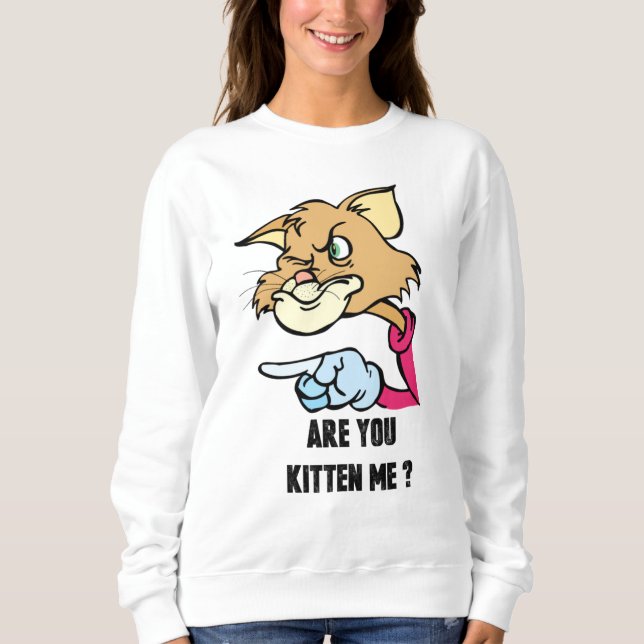 Sweatshirt Kitten Me ? Sweat-shirt pour femmes (Devant)