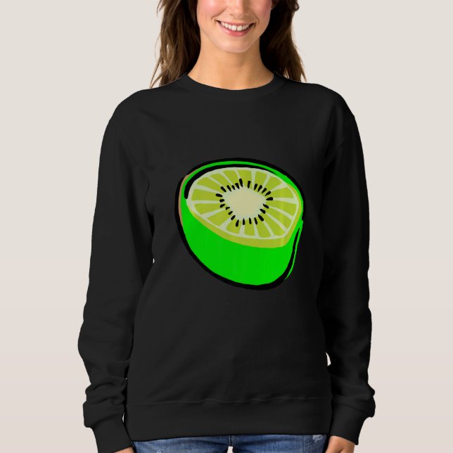 Sweatshirt Kiwi Fruit d'été (Devant)