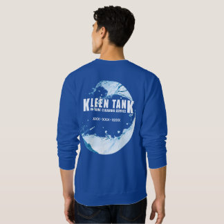 Sweatshirt Kleen Tank - #2 White on Blue Customizable Phone