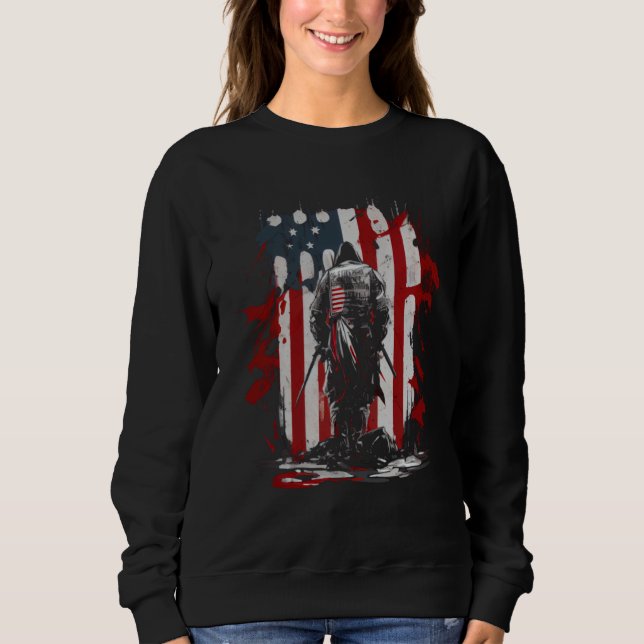 Sweatshirt Knight Templar Christian Warrior Of God Crusader   (Devant)