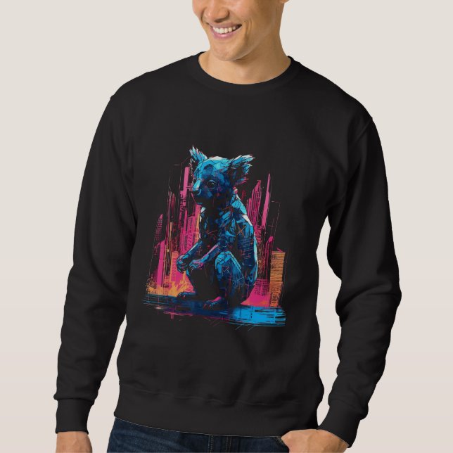 Sweatshirt Koala Artwork - Architecture Animal Motif Art Anim (Devant)