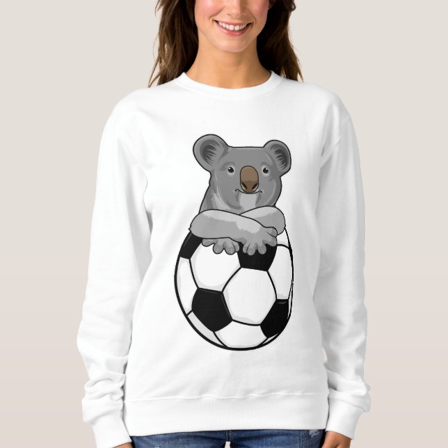 Sweatshirt Koala au football (Devant)