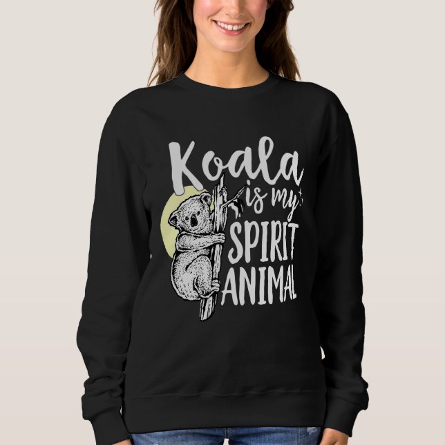 Sweatshirt Koala Est Mon Esprit Animal Cute Koala Ours Lover (Devant)