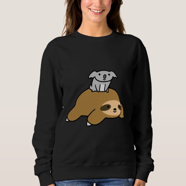 Sweatshirt Koala Et Sloth (Devant)