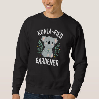 Sweatshirt Koala Fied Gardener Cute Koala Bear Floral Cute Gi
