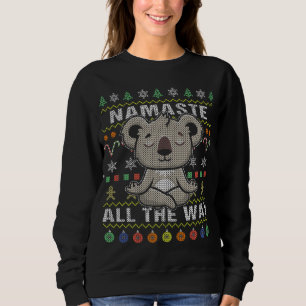 Sweatshirt Koala Namaste Tout Au Long De Noël Laide