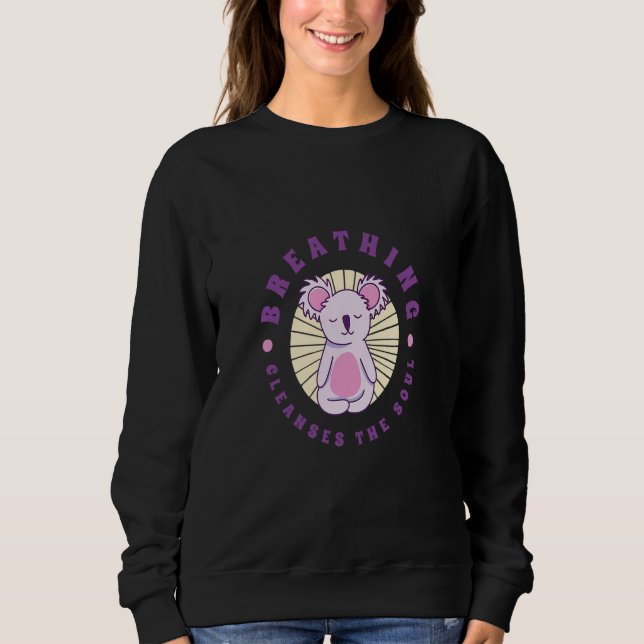 Sweatshirt Koala Respirant Purifie L'âme (Devant)