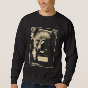 Sweatshirt Koala Saint-Patrick avec bière animal buvant Hu