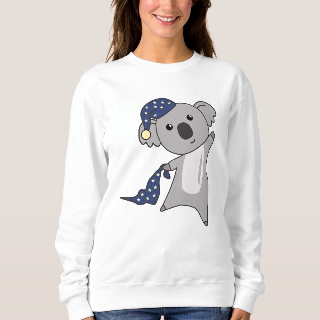 Sweatshirt Koala Sleepyhead Koalas Cute Animaux (Devant)