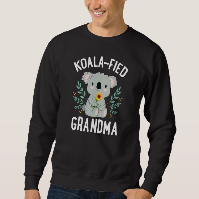 Sweatshirt Koalafied Grand-mère Koala Ours Tournesol Moth Flo (Devant)