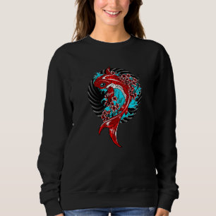 Sweatshirt Koi Fish