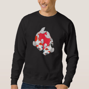 Sweatshirt Koi Poisson Carpe Japonaise Style Japon Animal Tro