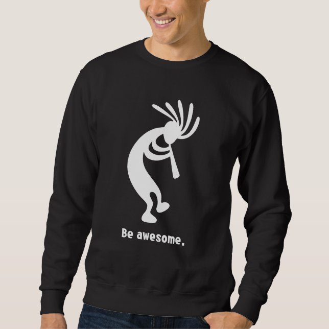 Sweatshirt Kokopelli Danse Incroyable De Style Sud-Ouest Usa (Devant)