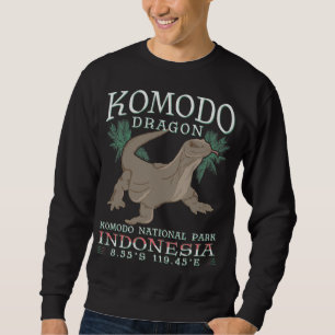 SWEATSHIRT KOMODO DRAGON - LE PLUS GRAND LIZARD.