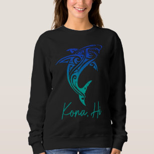 Sweatshirt Kona Hawaii Requin Plongée Pêche Surf Surf Surfer
