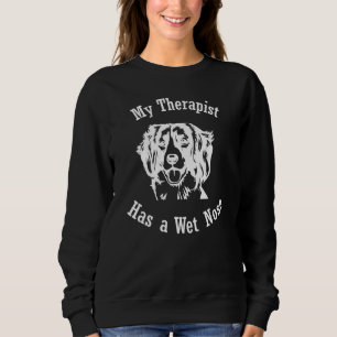 Sweatshirt Kooikerhondje chien Mon thérapeute a un nez humide