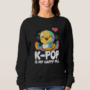 Sweatshirt Kpop Fan Happy Pill Duck Merch K-pop Merchandise K