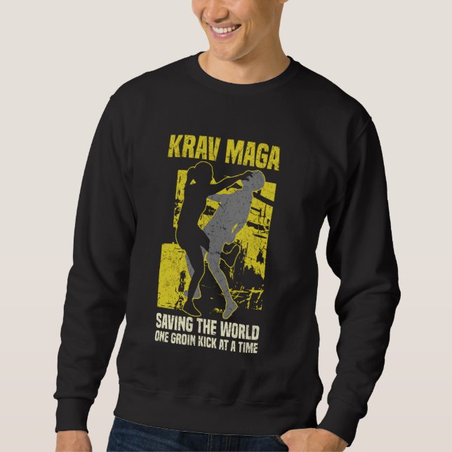 Sweatshirt Krav Maga Martial Arts Fighting (Devant)