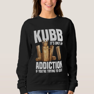 Sweatshirt Kubb Set Viking jeu d'échecs Legend Joueur Viki