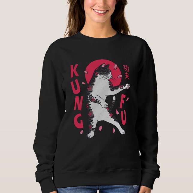 Sweatshirt Kung Fu Cat (Devant)