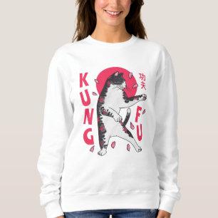 Sweatshirt Kung Fu Cat