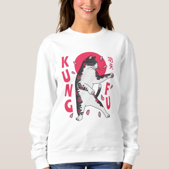 Sweatshirt Kung Fu Cat (Devant)
