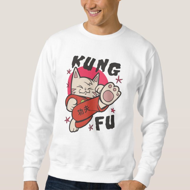 Sweatshirt Kung Fu Cat (Devant)