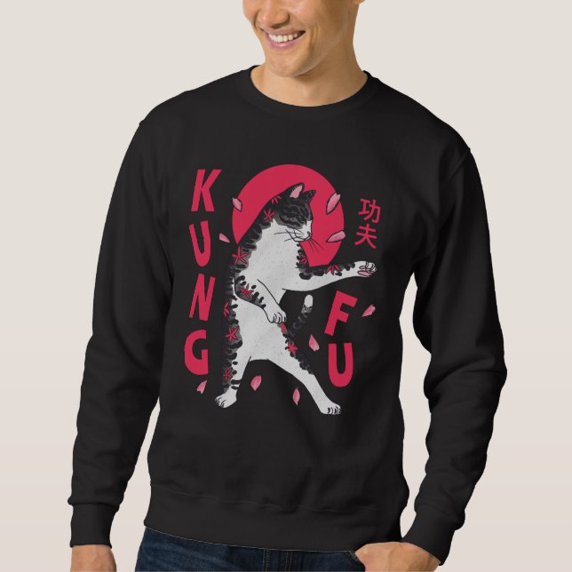 Sweatshirt Kung Fu Cat (Devant)