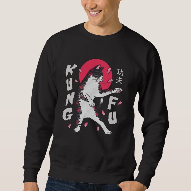 Sweatshirt Kung Fu Cat (Devant)
