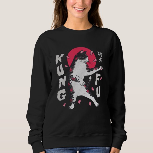 Sweatshirt Kung Fu Cat (Devant)