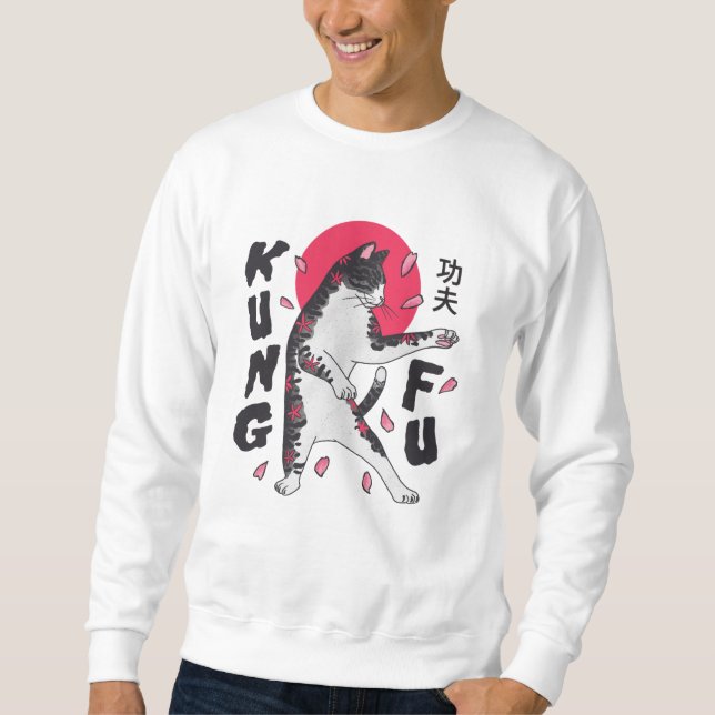 Sweatshirt Kung Fu Cat (Devant)