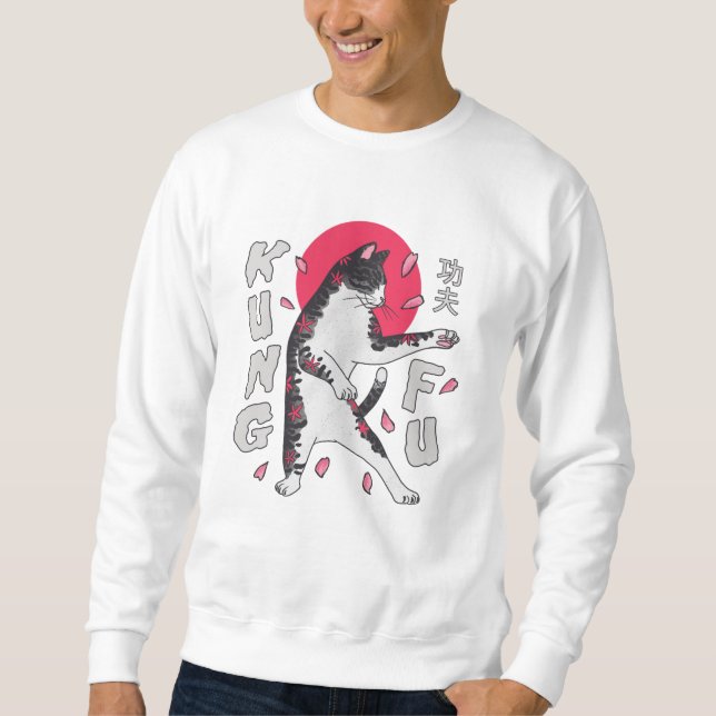 Sweatshirt Kung Fu Cat (Devant)