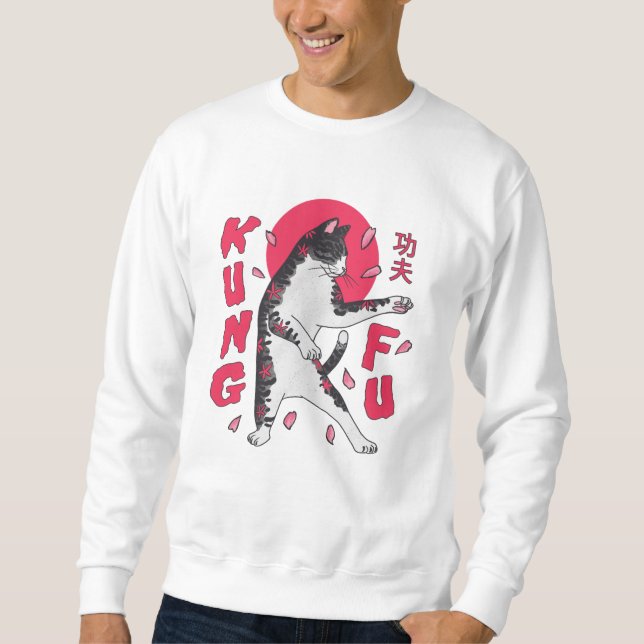 Sweatshirt Kung Fu Cat (Devant)