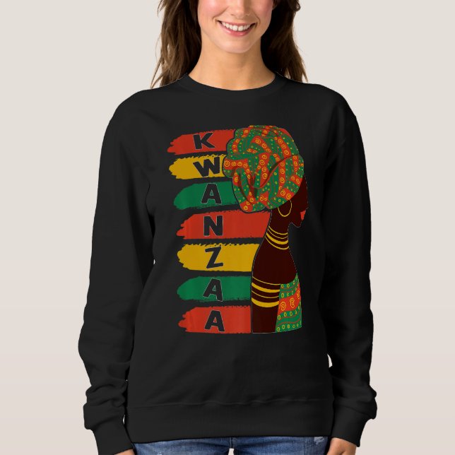 Sweatshirt Kwanzaa Seven Principles African American Women Wi (Devant)