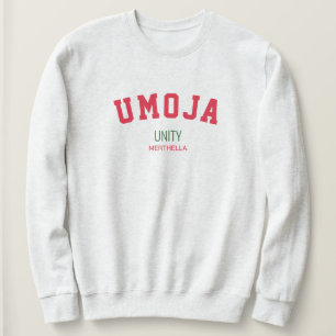 Sweatshirt Kwanzaa UMOJA Unité personnalisée