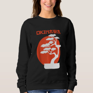 Sweatshirt Kyokujitsuki Bonsai Tree Okinawa Japon