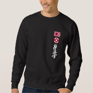 Sweatshirt Kyokushin Japon Karate drapeau japonais Kyokushink