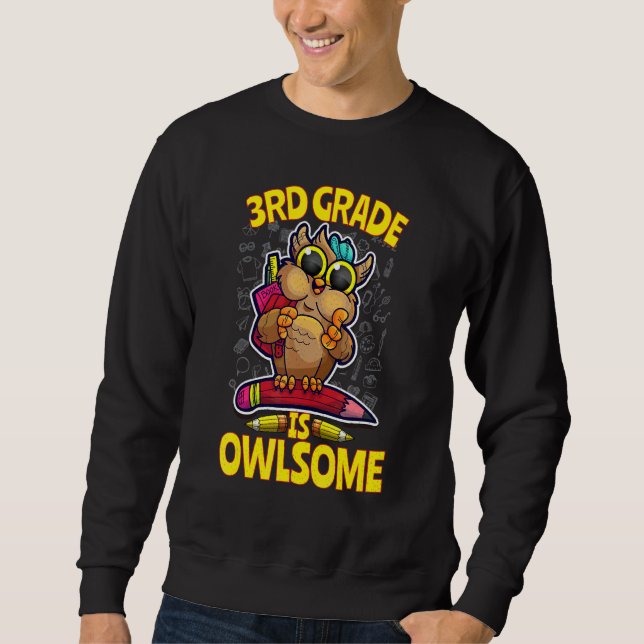 Sweatshirt La 3e année est géniale pour le retour à l'école P (Devant)
