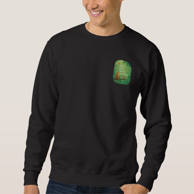 Sweatshirt La beauté de devenir (Devant)