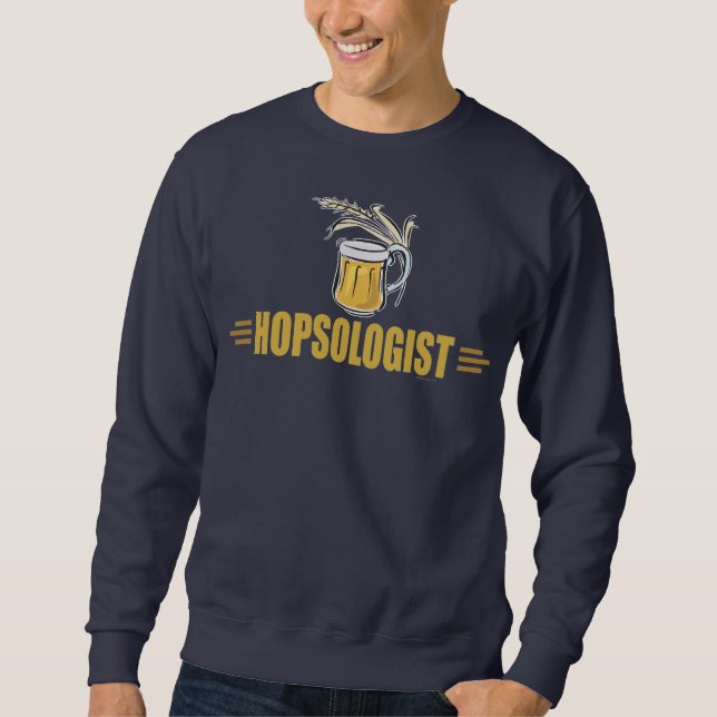 Sweatshirt La bière drôle (Devant)
